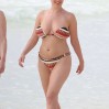 Kelly Brook Topless Big Boobs Bikini Candids On The Beach In Cancun www.GutterUncensored.com 046