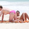 Kelly Brook Topless Big Boobs Bikini Candids On The Beach In Cancun www.GutterUncensored.com 052